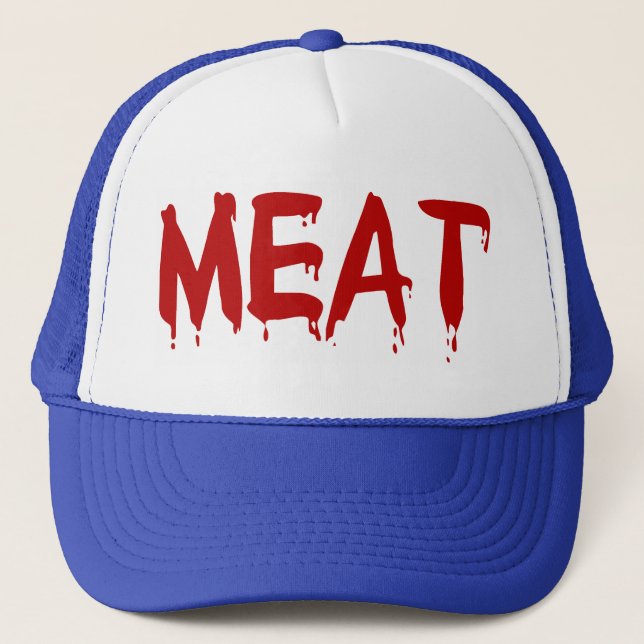 Liebe-Fleisch-Huhn-Rindfleisch-Ziegen-Kuh-Blut des Truckerkappe (Vorderseite)