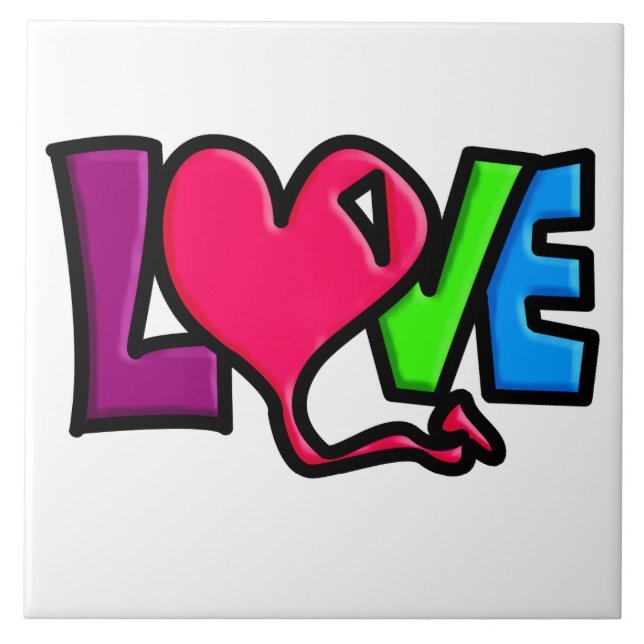 Liebe Fliese (Vorderseite)