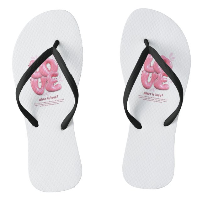 Liebe Flip Flops (Fußbett)