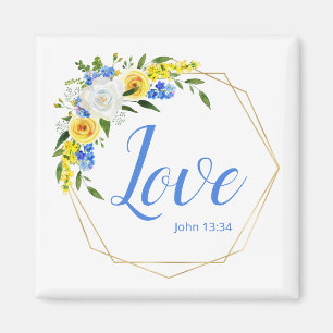Liebe Floral Magnet