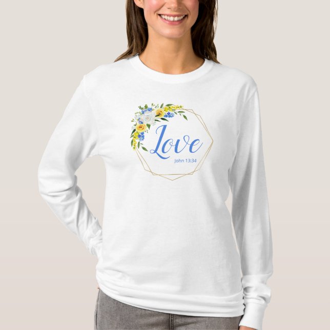 Liebe Floral T-Shirt (Vorderseite)