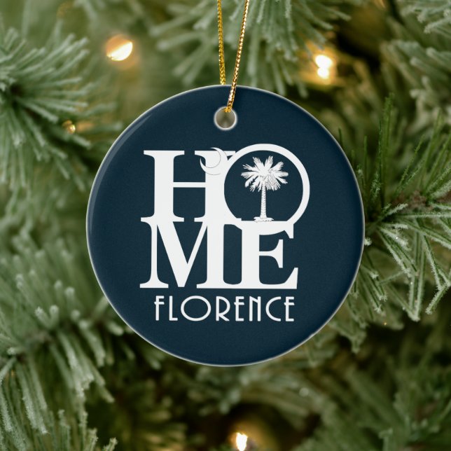 LIEBE Florenz, Keramik South Carolina Keramik Ornament (Baum)