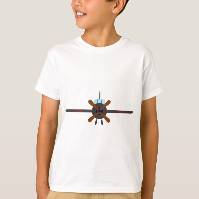 Liebe Flugzeug T-Shirt (Vorderseite)