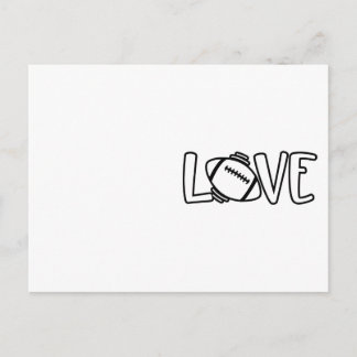 Liebe Football Coaches Postkarte
