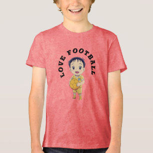 Liebe Football T - Shirt Baby Bodysuit