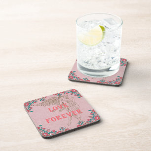 Liebe Forever Beverage Coaster Getränkeuntersetzer
