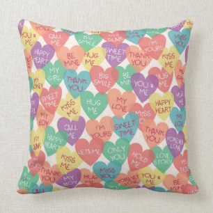 Liebe-Form-Hintergrund Kissen