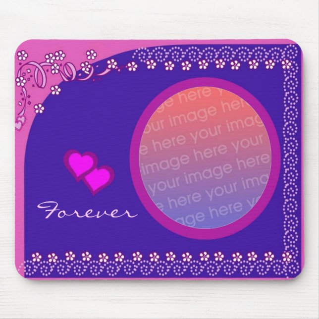 Liebe Foto Frame Mousepad (Vorne)