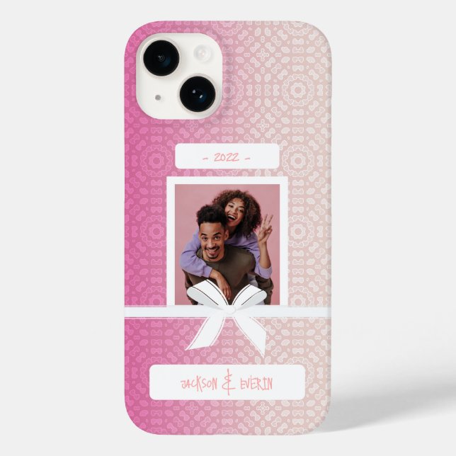 Liebe-Foto-Muster Case-Mate iPhone 14 Hülle (Rückseite)