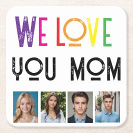 Liebe Foto Paper Untersetzer