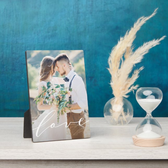 Liebe Foto Plaque Fotoplatte (Seite)