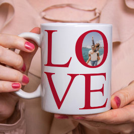 Liebe Foto Red Kaffeetasse