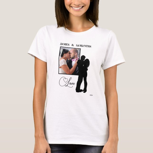 Liebe Foto T - Shirt mit grafischem HAMbWG (Vorderseite)