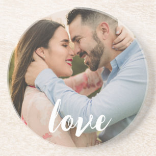 "Liebe" Foto Untersetzer