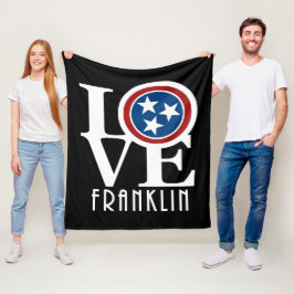 LIEBE Franklin Tennessee Fleecedecke