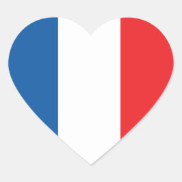 Liebe Frankreich Flagge, Aufkleber für französisch