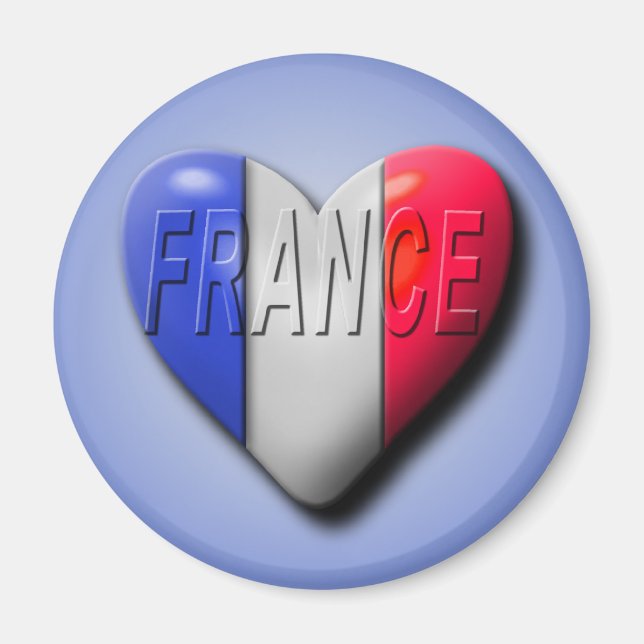 Liebe Frankreich Magnet (Vorne)