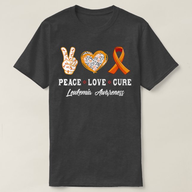 Liebe Frauen Heilung Leukämie Bewusstsein Männer F T-Shirt (Design vorne)