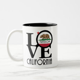 LIEBE Freedom 15oz Zweifarbige Tasse