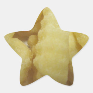Liebe French Fries Stern-Aufkleber