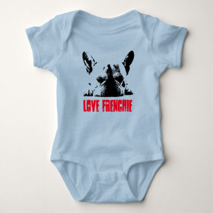 Liebe Frenchie Baby Strampler