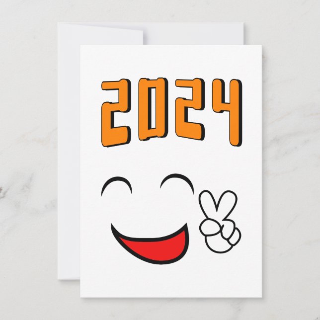 Liebe Frieden 2024 Karte (Vorderseite)