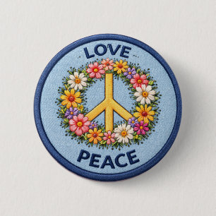Liebe Frieden Button