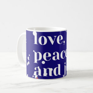 Liebe, Frieden, Freude Kaffeetasse
