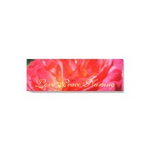 Liebe Frieden Stillen Leinwand Rose Kunst Drucke