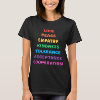 Liebe, Frieden... T-Shirt