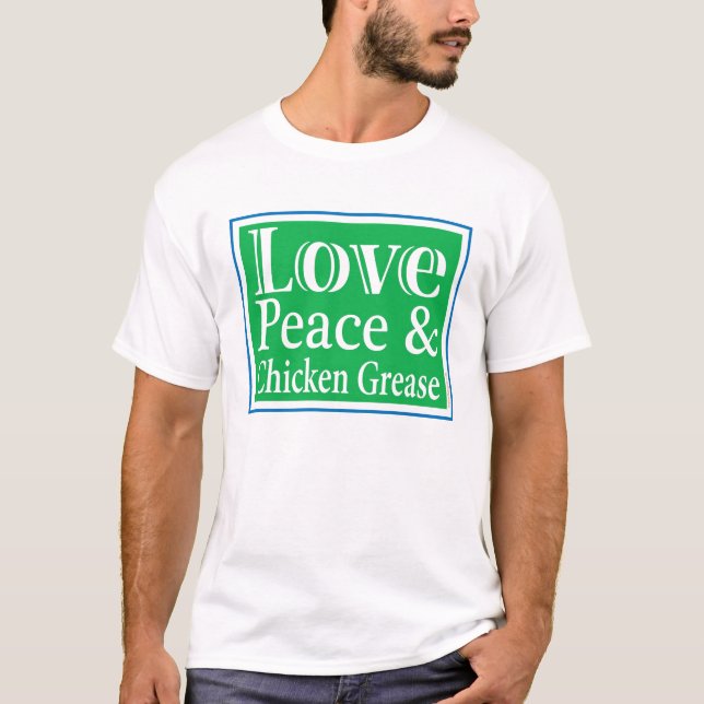 Liebe-Frieden u. der T - Shirt der (Vorderseite)