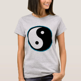 Liebe, Frieden und Gefärbte Krawatte Yin Yang Top
