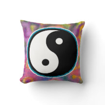 Liebe, Frieden und Gefärbte Krawatte Yin Yang Top 