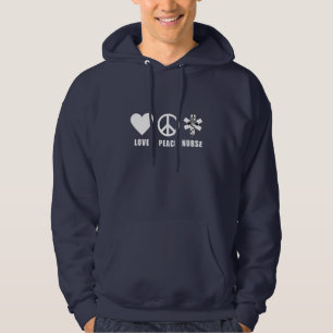 Liebe-Friedenskrankenschwester Hoodie