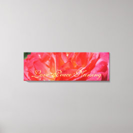 Liebe Friedensnährende Leinwand Rose Kunstdrucke