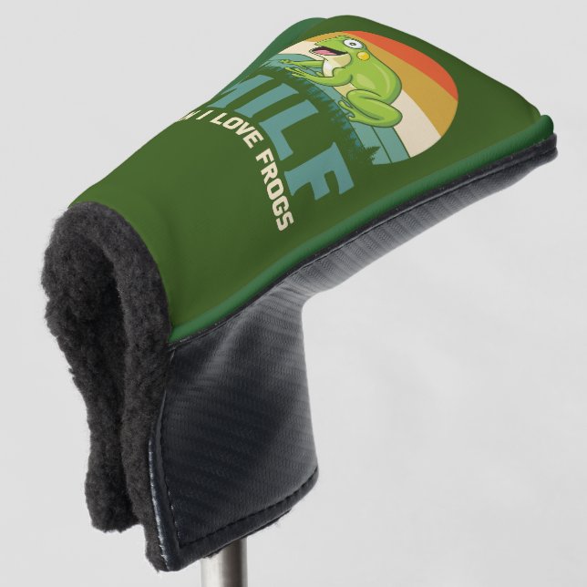 Liebe Frogs Golf Club Cover Golf Headcover (3/4 Vorderseite)
