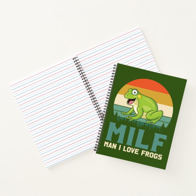 Liebe Frogs Notebook Notizbuch (Innenseite)