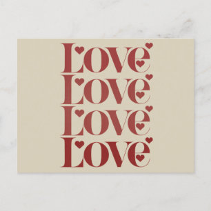 Liebe Frohen Valentinstag Valentine Paar  Postkarte