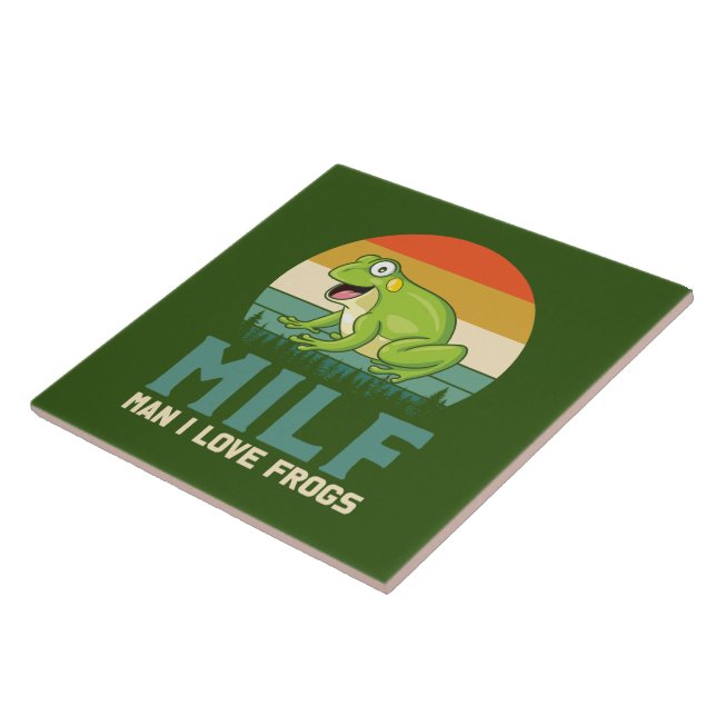 Liebe Frosch Tile Fliese (Seite)