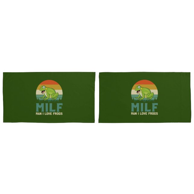 Liebe Frösche Pillowcases Kissenbezug (Vorderseite-Set)