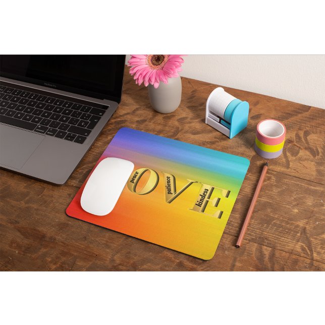 LIEBE-Früchte Gottes Geist Christain Glaube Mousepad (Von Creator hochgeladen)