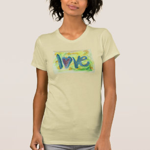 Liebe Frühlings-Inspirations-Wort-Art-Shirts T-Shirt