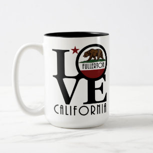 LIEBE Fullerton California 15oz Zweifarbige Tasse