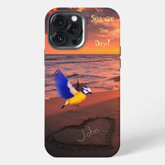 Liebe Fun Trendy Sea- Seabird iPhone 13 Pro Max Hülle (Rückseite)
