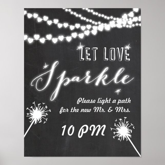 Liebe funkeln Hochzeitsschildkröte gelassen Poster (Vorne)