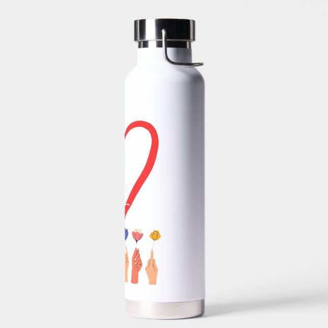 Liebe für alle trinkflasche (Links)