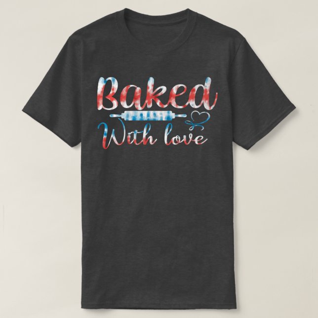 Liebe für Backwaren Koch oder Koch T-Shirt (Design vorne)