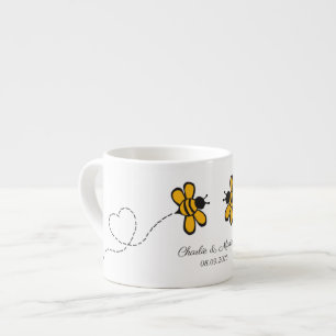 Liebe für benutzerdefinierten Text Espressotasse