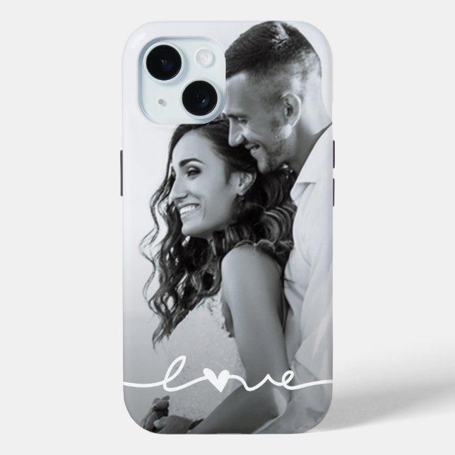 Liebe für benutzerdefiniertes Foto Case-Mate iPhone Hülle (Rückseite)