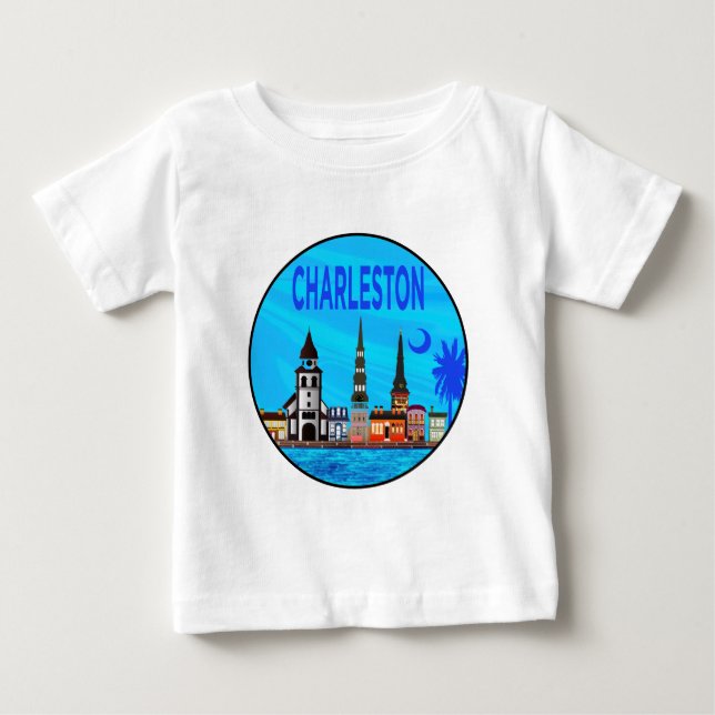 Liebe für Charleston Baby T-shirt (Vorderseite)